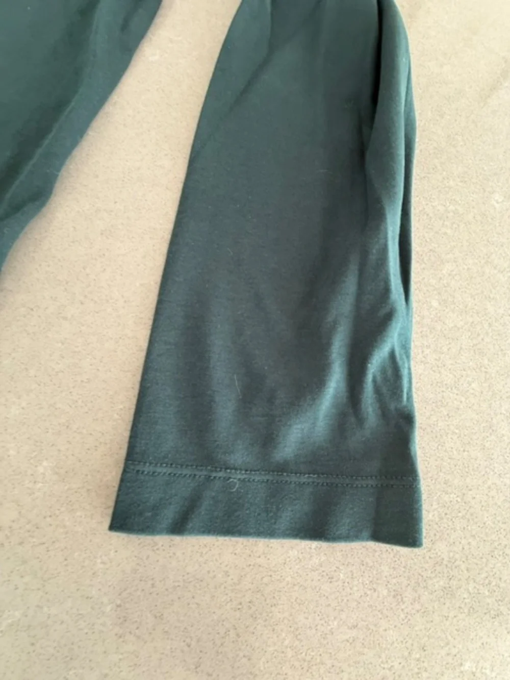 Men's XL Banana Republic Luxury Touch Half-Zip Green 1/4 Zip Shirt Barely worn